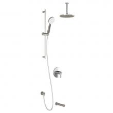 Kalia BF1341-110-001 - KONTOUR? TCD3 : Thermostatic Coaxial Shower System with Vertical Ceiling Arm