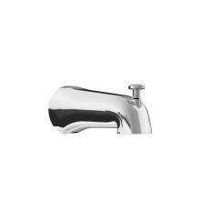 Kalia 105138-110 - Square ''Split Fit'' Tub spout with Diverter Chrome