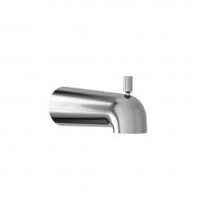 Kalia 105139-110 - Round ''Split Fit'' Tub spout with Diverter Chrome