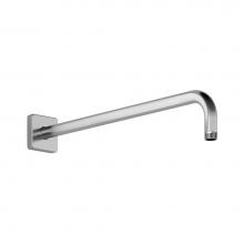 Kalia 105225-110 - 395mm (15 9/16'') 90 Degrees Wall Arm with Square Flange Chrome