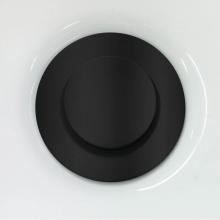 Kalia AC1327-160 - Push Drain With Overflow Assembly with 35.5mm Cap Matte Black