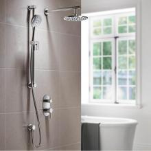 Kalia BF1638-110 - RoundOne™ TD2 : AQUATONIK™ T/P with Diverter Shower System with Wallarm Chrome