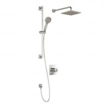 Kalia BF1710-110 - UMANI™ TCG1 : Water Efficient AQUATONIK™ T/P Coaxial Shower System with Wallarm Chrome