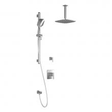 Kalia BF1355-110-101 - GRAFIK™ T2 PLUS : Thermostatic Shower System Vertical Ceiling Arm Chrome