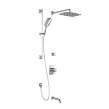 Kalia BF1631-110-200 - UMANI™ TD3 PREMIA (Valves Not Included) : Thermostatic Shower System with Wallarm Chrome