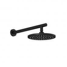 Kalia BF1633-160 - RoundOne™ 220mm (8 5/8'') Rainhead and 90 Degrees Wall Arm Matte Black