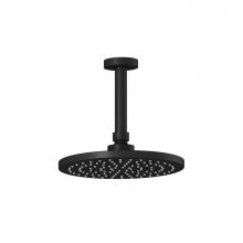 Kalia BF1634-160 - RoundOne™ 220mm (8 5/8'') Rainhead and Vertical Ceiling Arm Matte Black