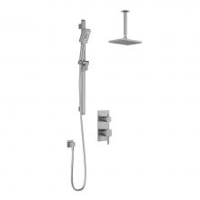 Kalia BF1652-110-001 - SquareOne™ TG2 : Water Efficient AQUATONIK™ T/P with Diverter Shower System with Vertical Ceil