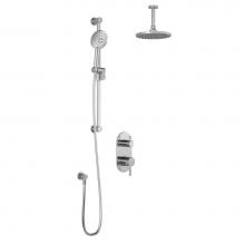 Kalia BF1821-110-001 - PRECISO™ TG2  Water Efficient Thermostatic AQUATONIK™ T/P with Diverter Shower System with Ver