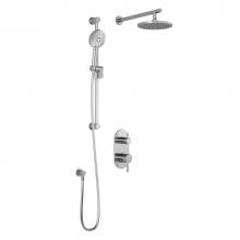 Kalia BF1821-110 - PRECISO™ TG2  Water Efficient Thermostatic AQUATONIK™ T/P with Diverter Shower System with Wal