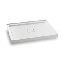 Kalia BW1095-240 - KOVER™ 48x36 Rectangular Acrylic Shower Base 48x36 with Central Drain and Integrated Tiling Flan