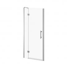 Kalia DR1957-110-000 - ENKEL™ 2-Panel Pivot Shower Door 36''x74'' for Alcove Installation (Reversib