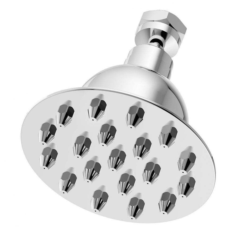 Canterbury 1-Spray 4 in. Fixed Showerhead in Polished Chrome (2.5 GPM)