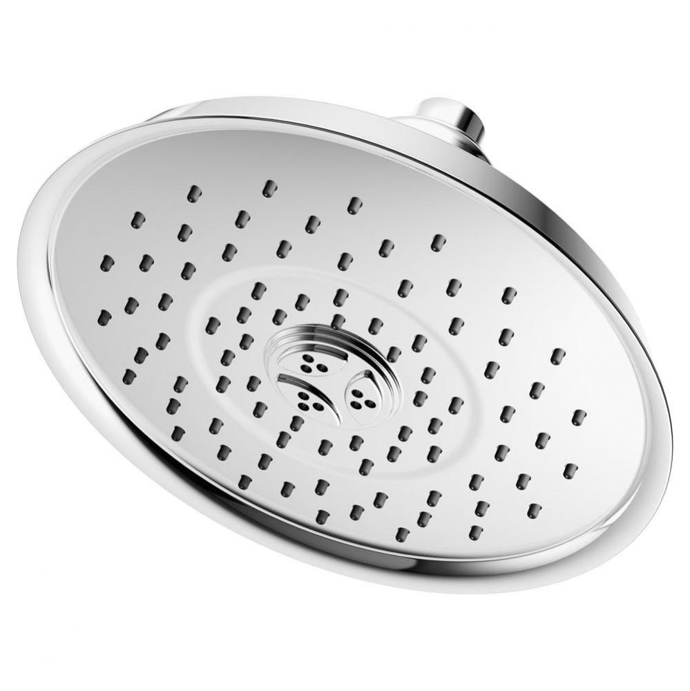 3-Spray 7.5 in. Fixed Showerhead in Satin Nickel (2.5 GPM)
