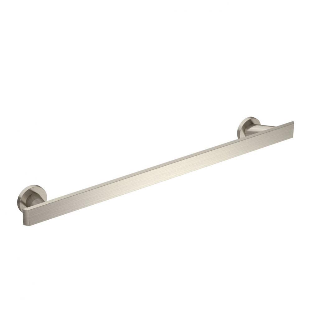 Naru 24 in. Wall-Mounted Towel Bar in Satin Nickel