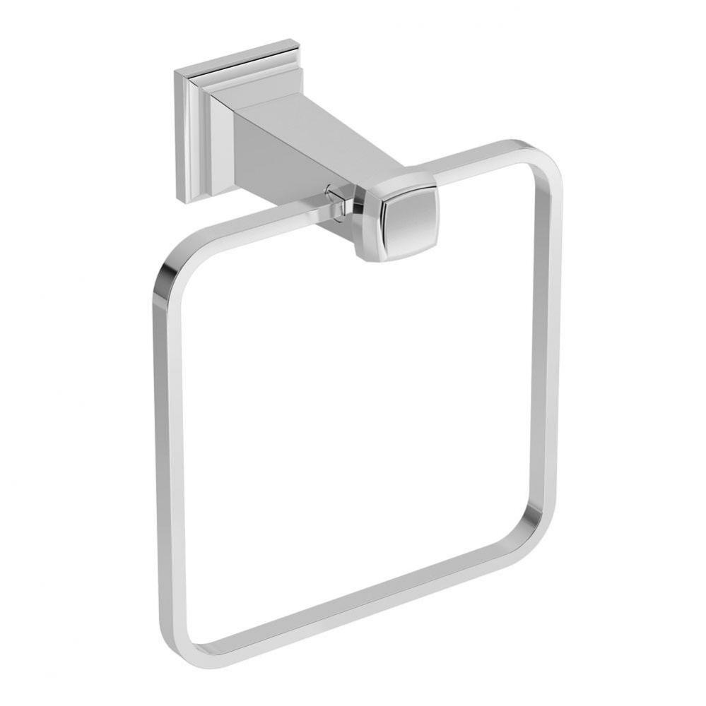 Oxford Wall-Mounted Towel Ring in Polished Chrome