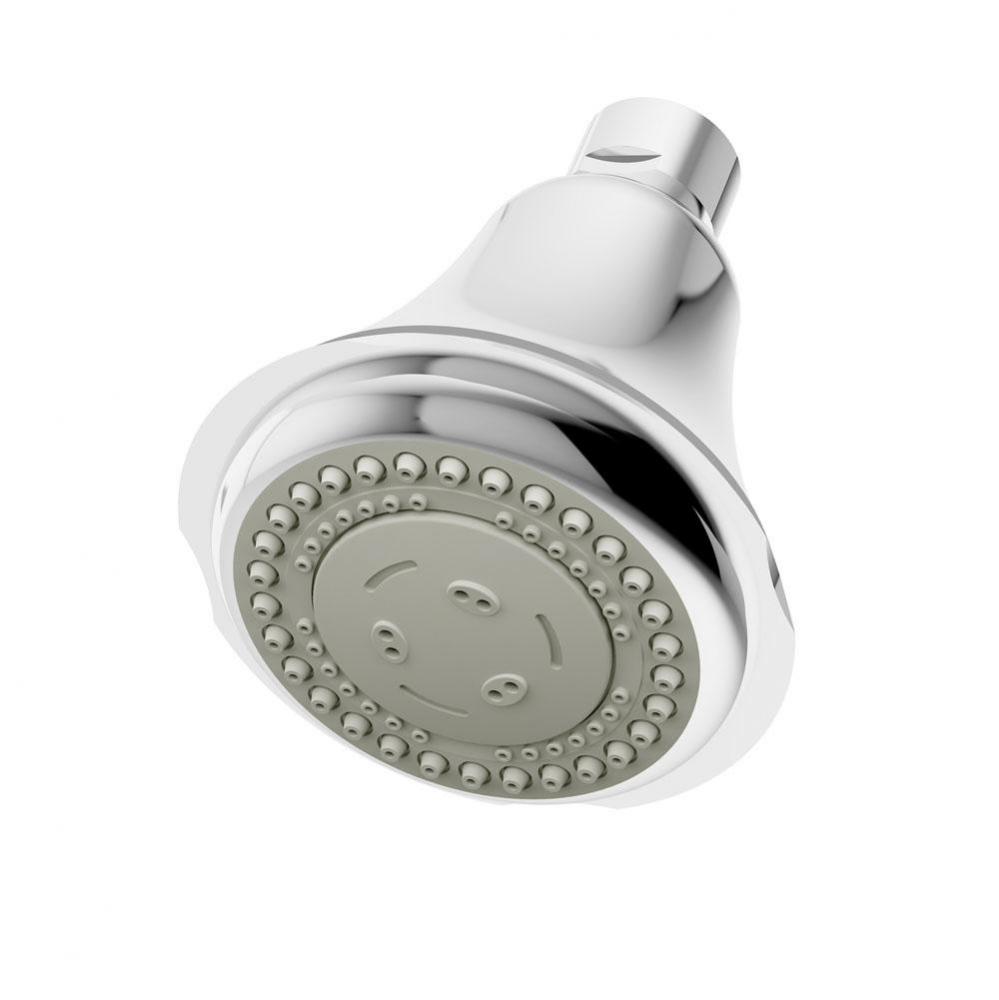Carrington 3-Spray 3.2 in. Fixed Showerhead in Polished Chrome (1.5 GPM)