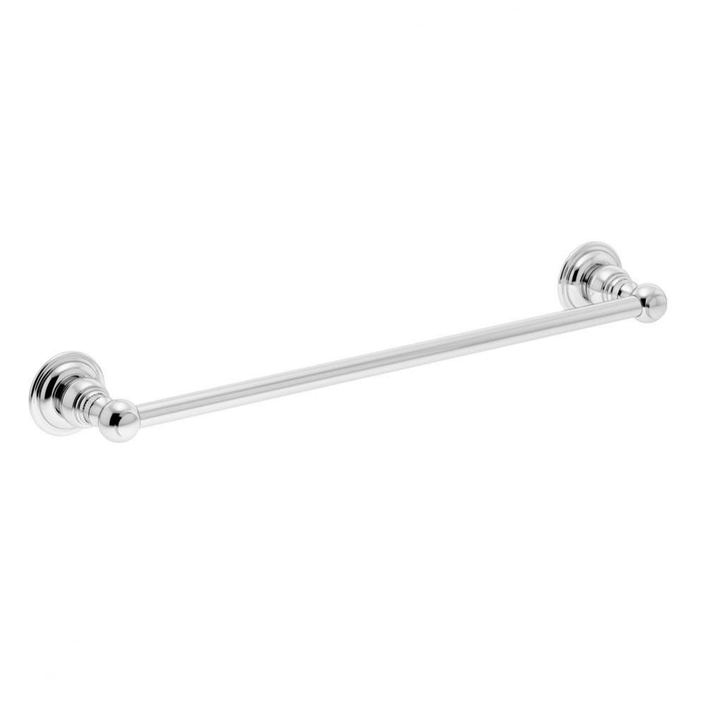 Carrington 18 in. Wall-Mounted Towel Bar in Polished Chrome