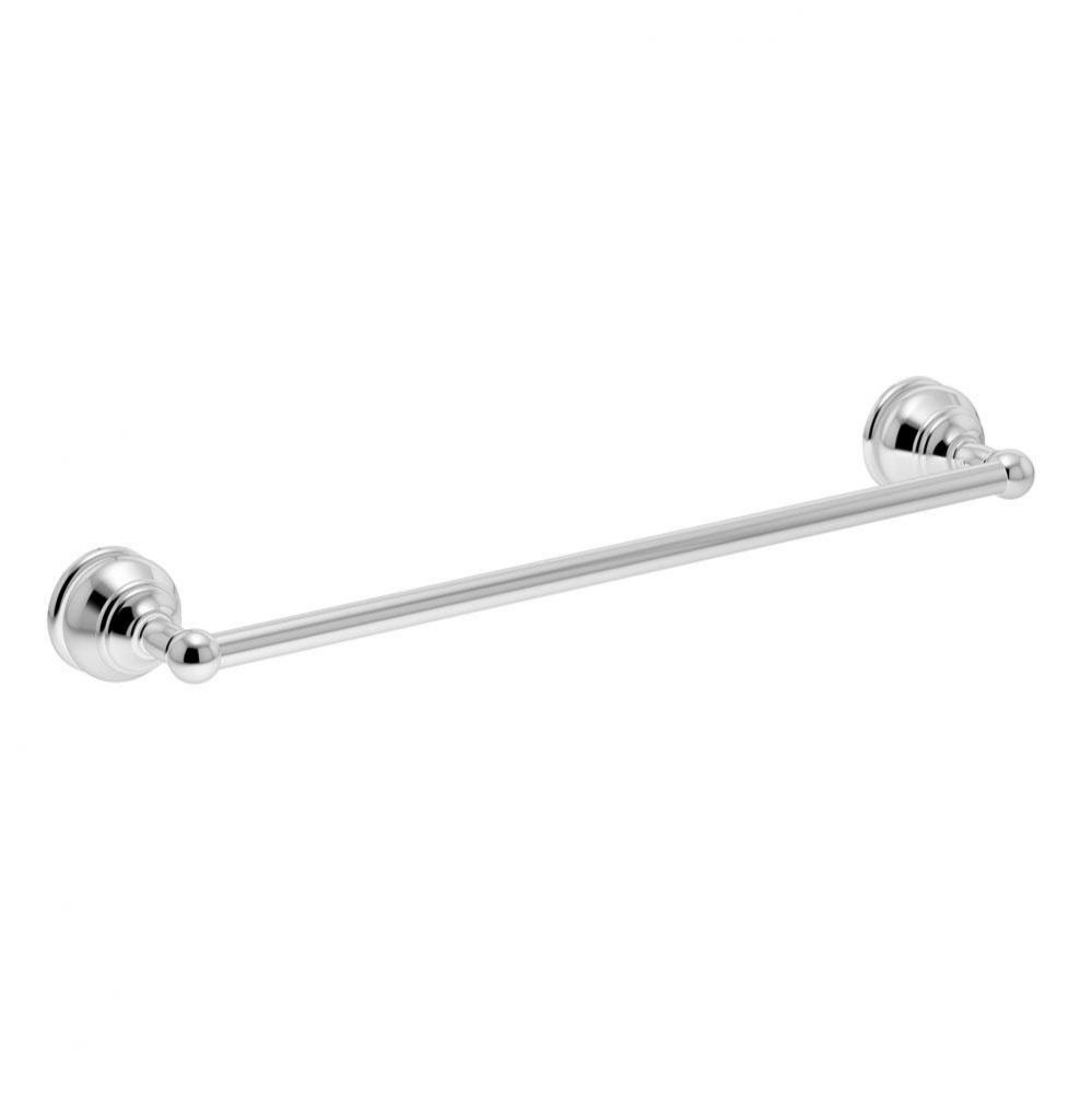 Allura 18 in. Wall-Mounted Towel Bar in Polished Chrome