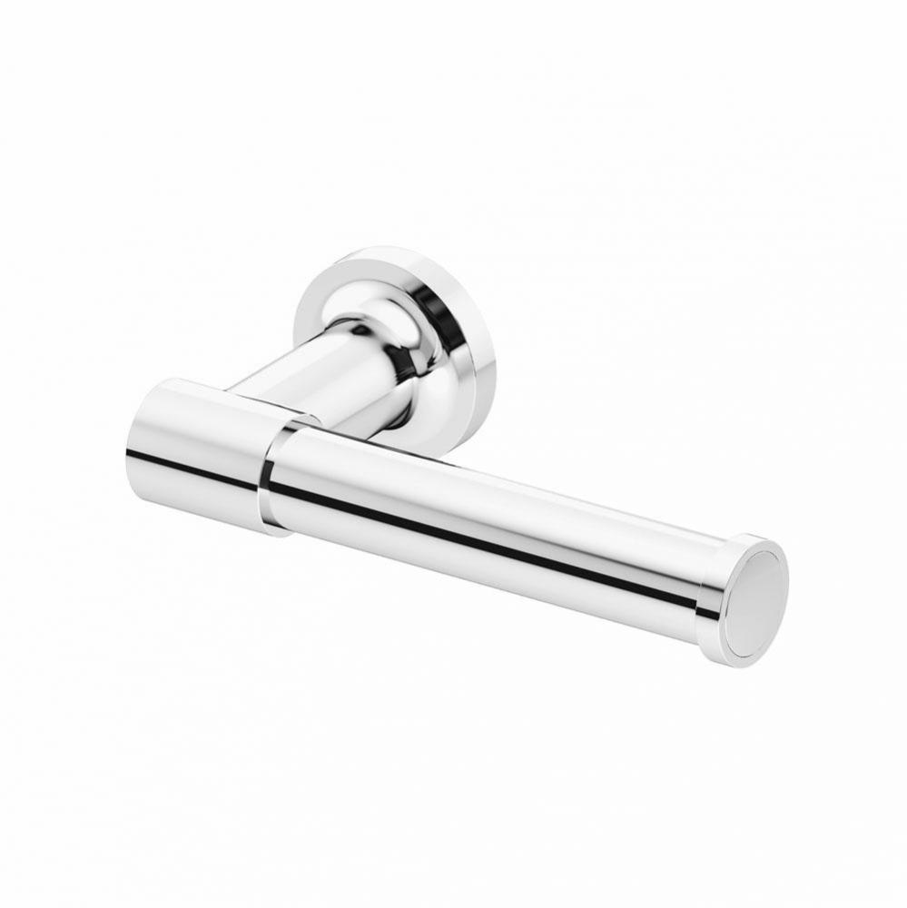 Museo Wall-Mounted Left Toilet Paper Holder in Polished Chrome