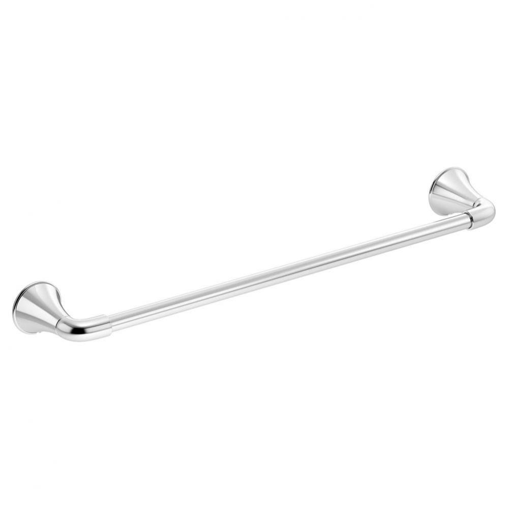 Elm 18 in. Wall-Mounted Towel Bar in Polished Chrome