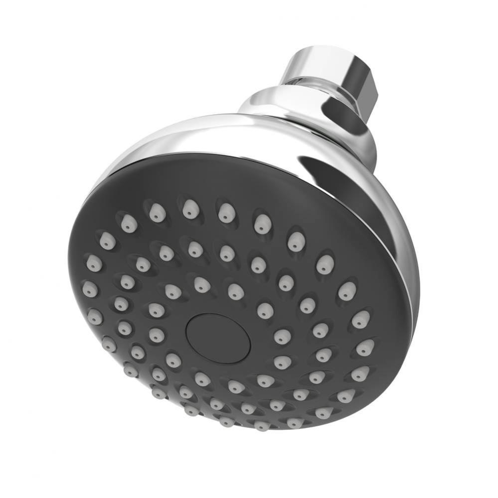 1-Spray 3.3 in. Fixed Showerhead in Polished Chrome (1.5 GPM)