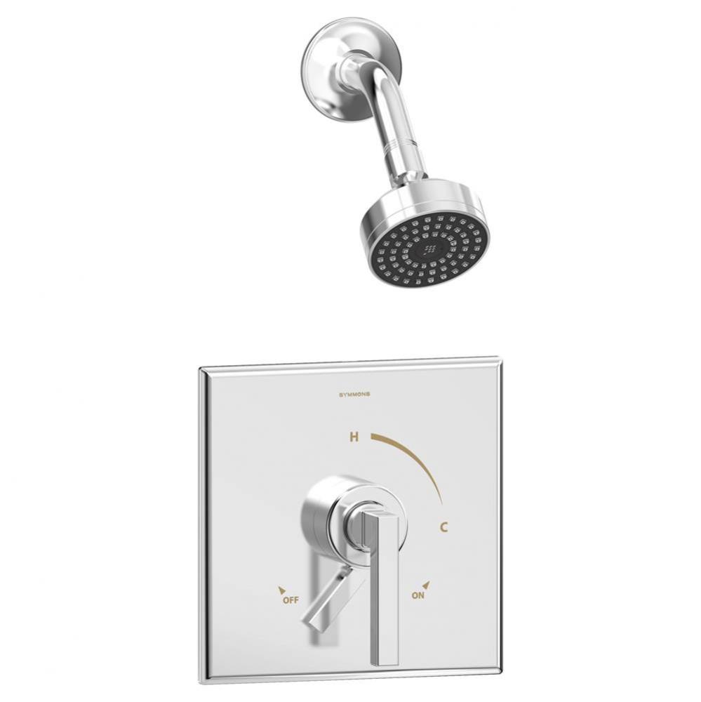 Duro Single Handle 1-Spray Shower Trim with Secondary Volume Control in Polished Chrome - 1.5 GPM