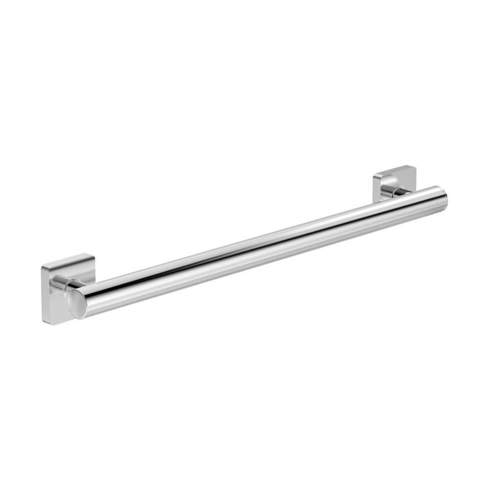 Duro 24 in. Wall-Mounted ADA Grab Bar in Polished Chrome