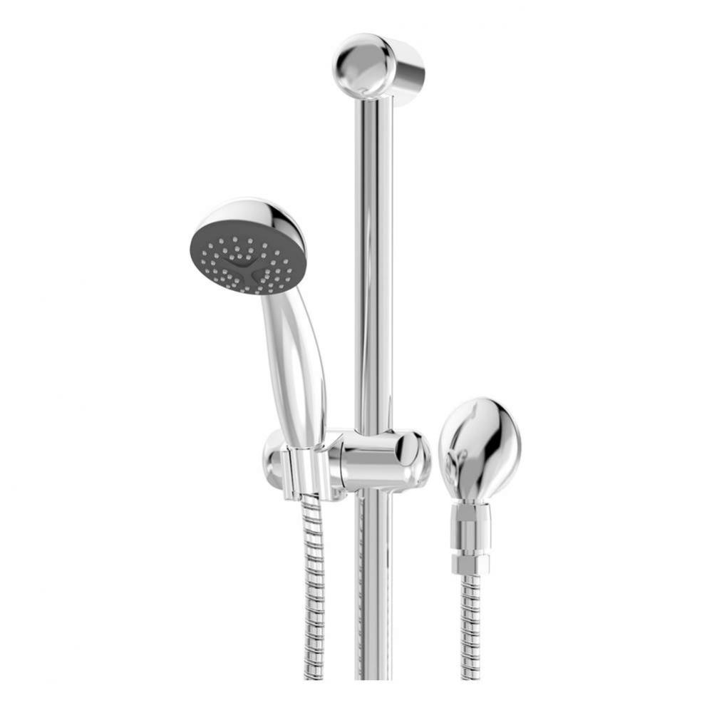 Dia 1-Spray Hand Shower with Slide Bar in Polished Chrome (1.5 GPM)