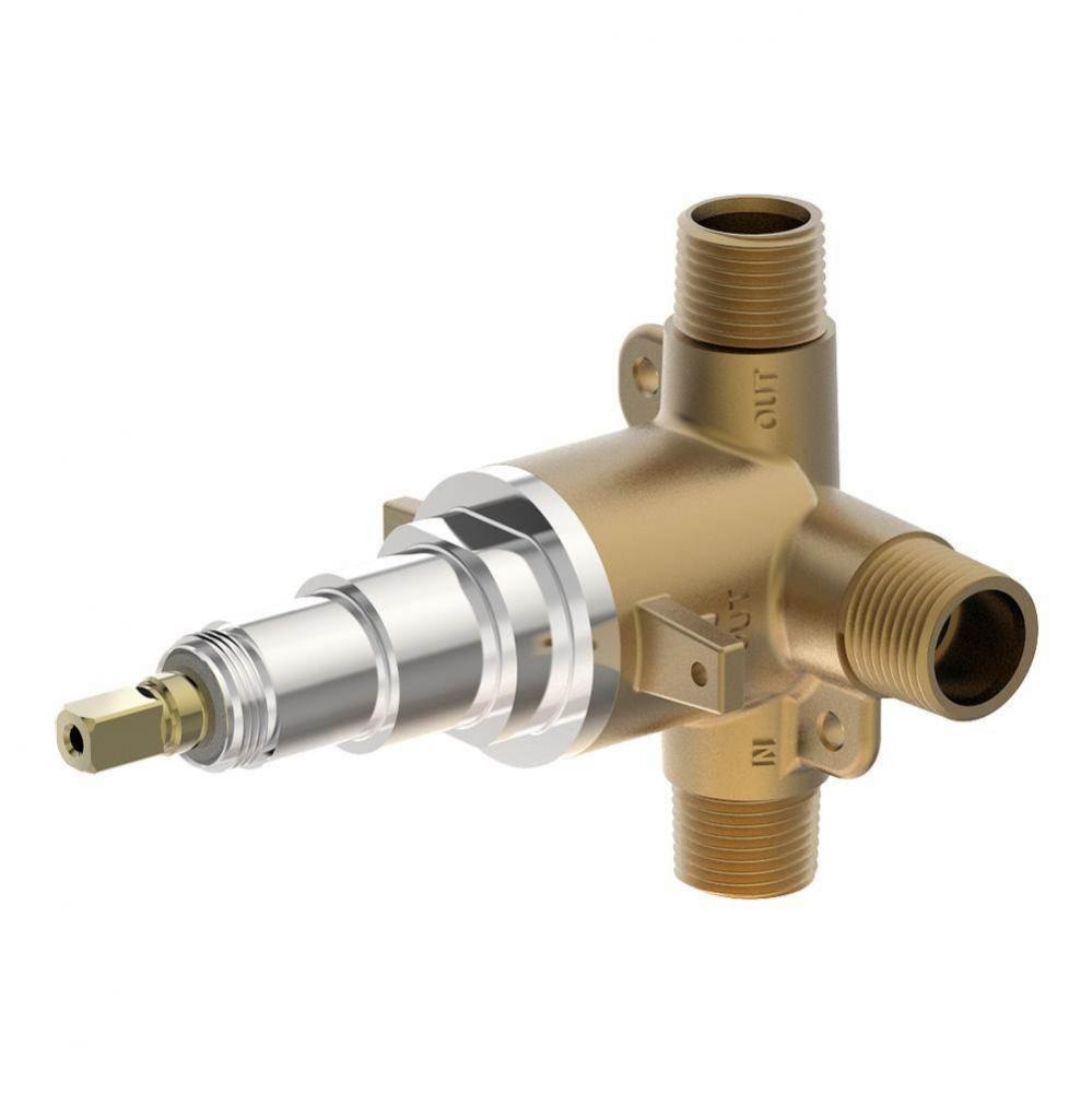 Temptrol Brass Dual Outlet Diverter Valve