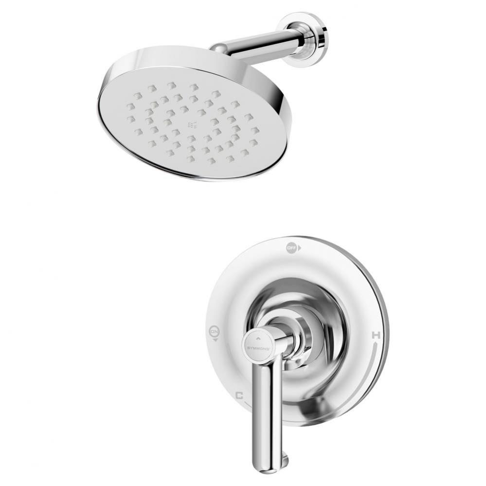 Museo Single Handle 1-Spray Shower Trim in Polished Chrome - 1.5 GPM (Valve Not Included)
