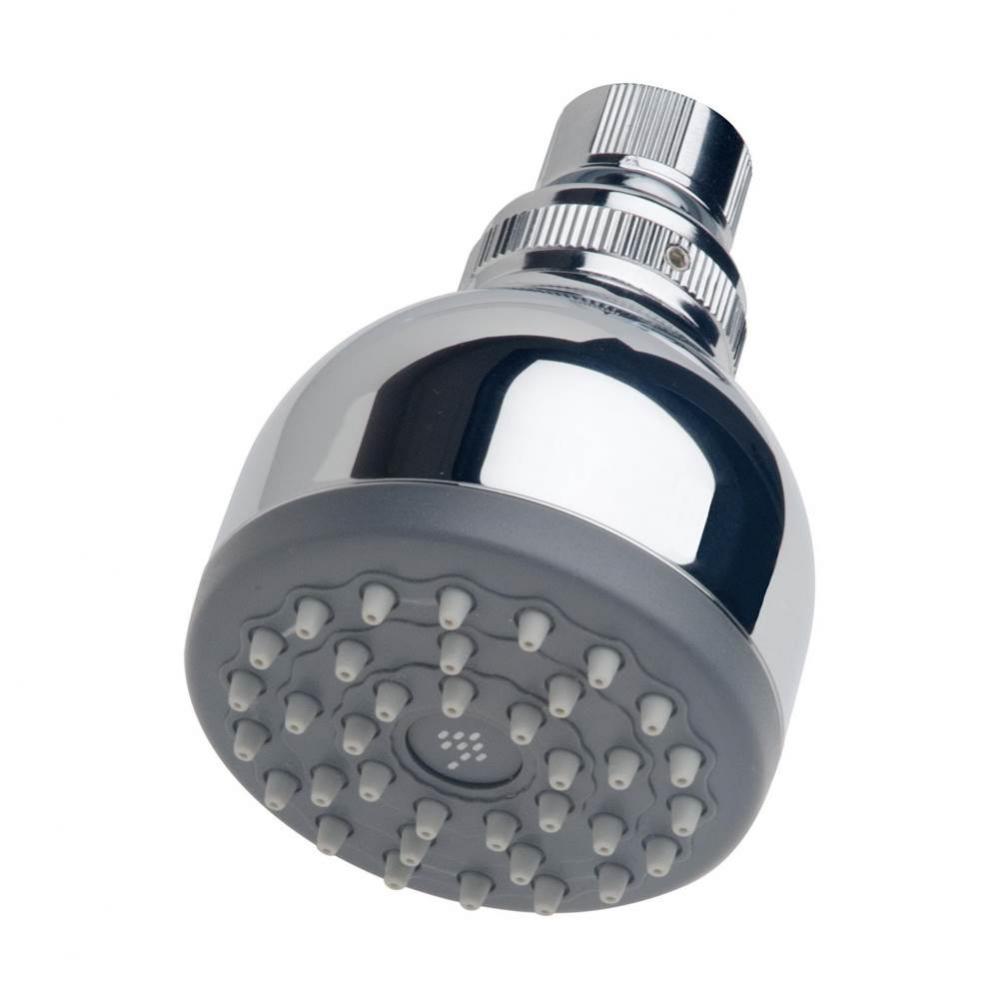 1-Spray 2.8 in. Fixed Showerhead in Polished Chrome (1.5 GPM)