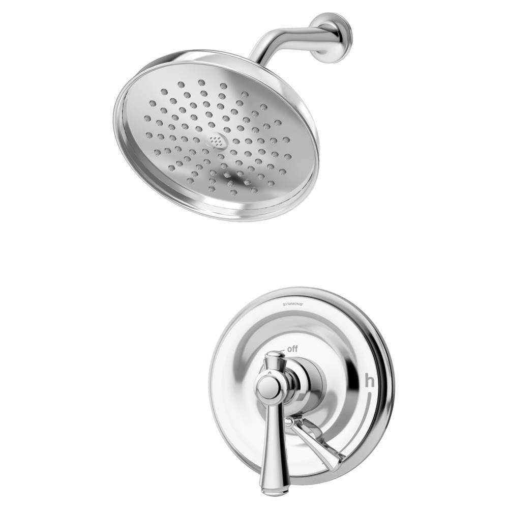 Degas Single Handle 3-Spray Shower Trim with Secondary Volume Control in Polished Chrome - 1.5 GPM