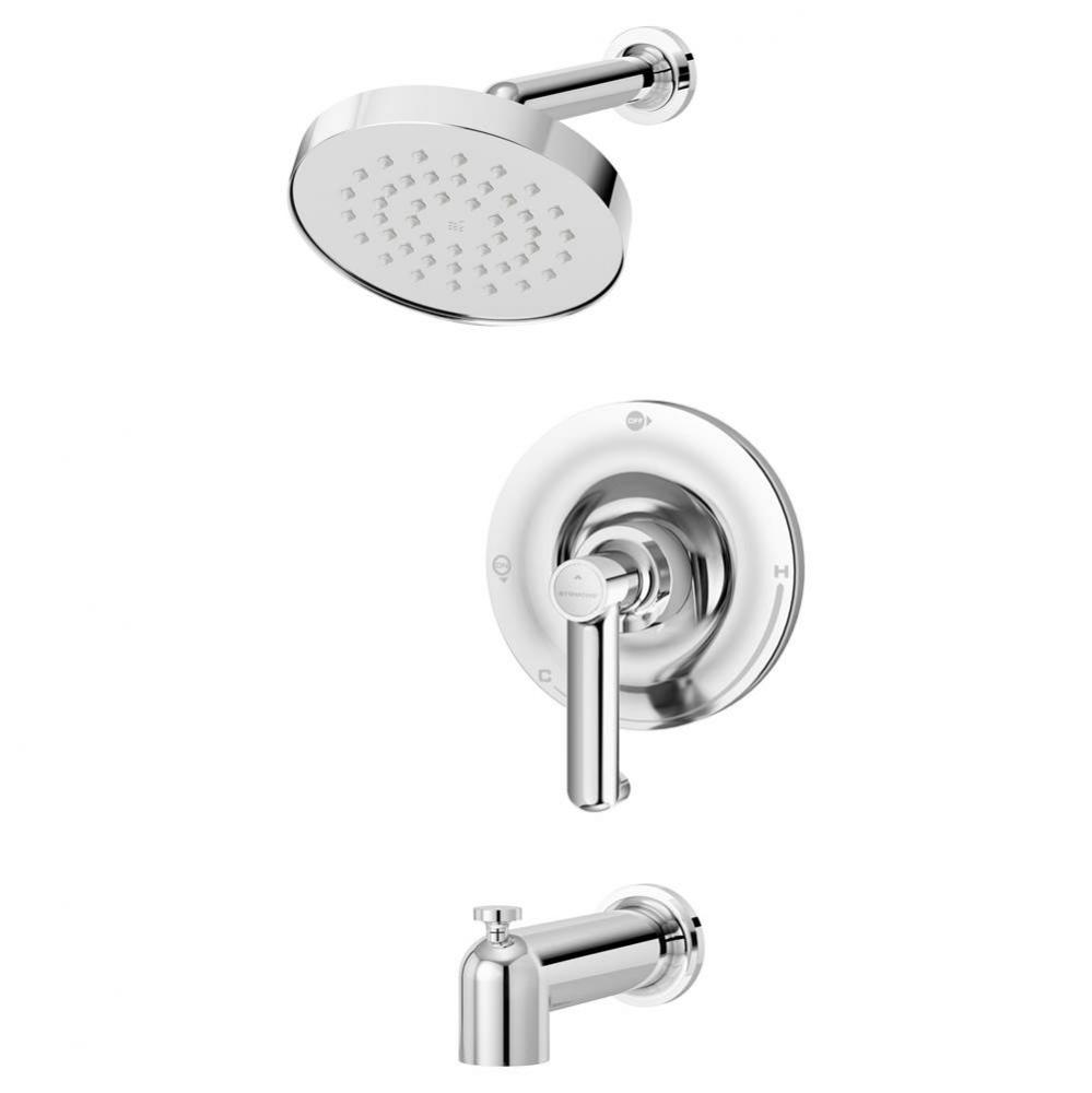 Museo Single Handle 1-Spray Tub and Shower Faucet Trim in Polished Chrome - 1.5 GPM (Valve Not Inc