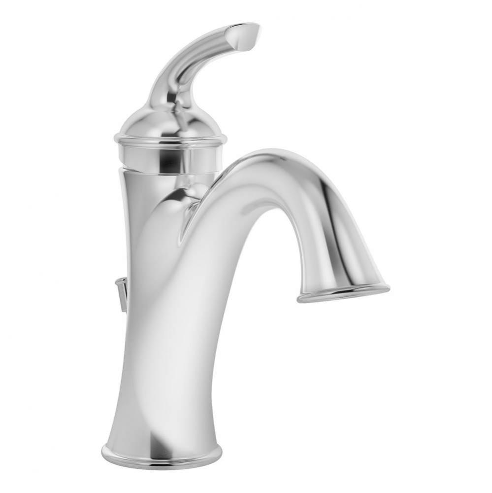 Elm Single Hole Single-Handle Bathroom Faucet with Drain Assembly in Polished Chrome (1.0 GPM)
