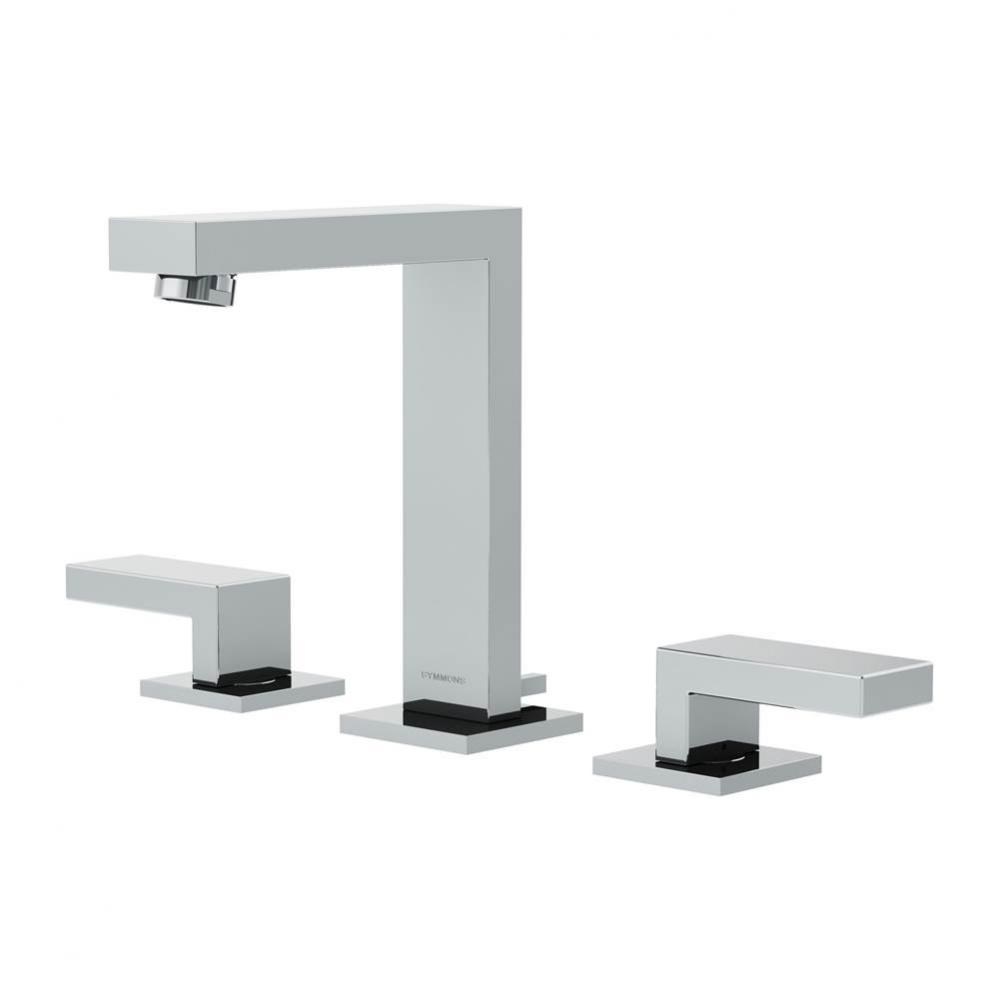 Duro Widespread 2-Handle Bathroom Faucet with Drain Assembly in Polished Chrome (1.0 GPM)