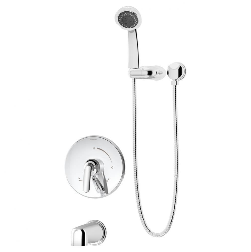 Elm Single Handle 3-Spray Tub and Hand Shower Trim in Polished Chrome - 1.5 GPM (Valve Not Include