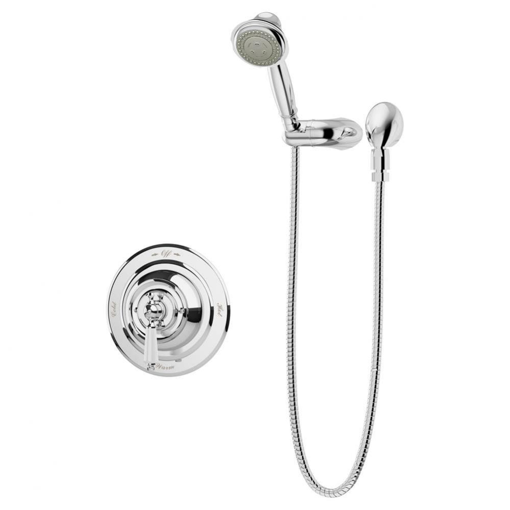 Carrington Single Handle 3-Spray Hand Shower Trim in Polished Chrome - 1.5 GPM (Valve Not Included