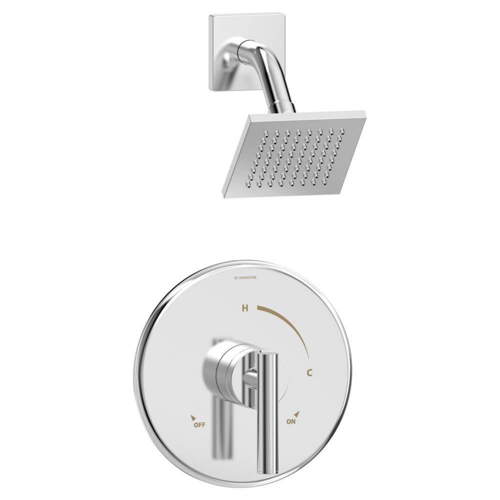 Dia Single-Handle 1-Spray Shower Trim in Polished Chrome - 1.5 GPM (Valve Not Included)