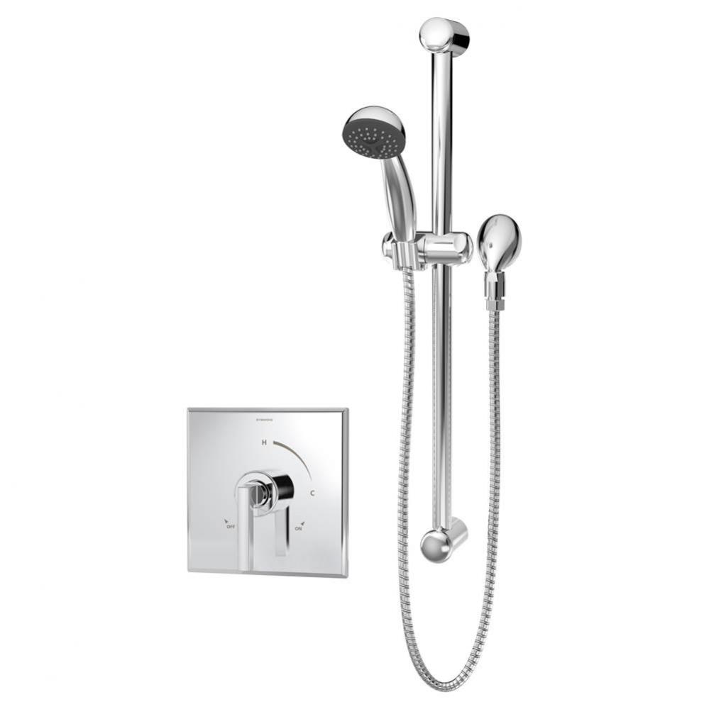 Duro Single Handle 1-Spray Hand Shower Trim in Polished Chrome - 1.5 GPM (Valve Not Included)