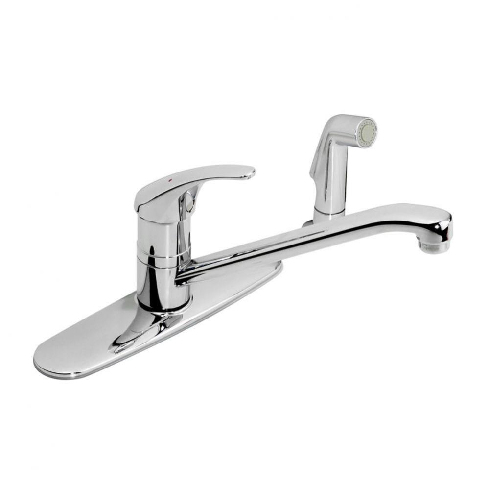 Origins Single-Handle Kitchen Faucet with Side Sprayer in Polished Chrome (2.2 GPM)
