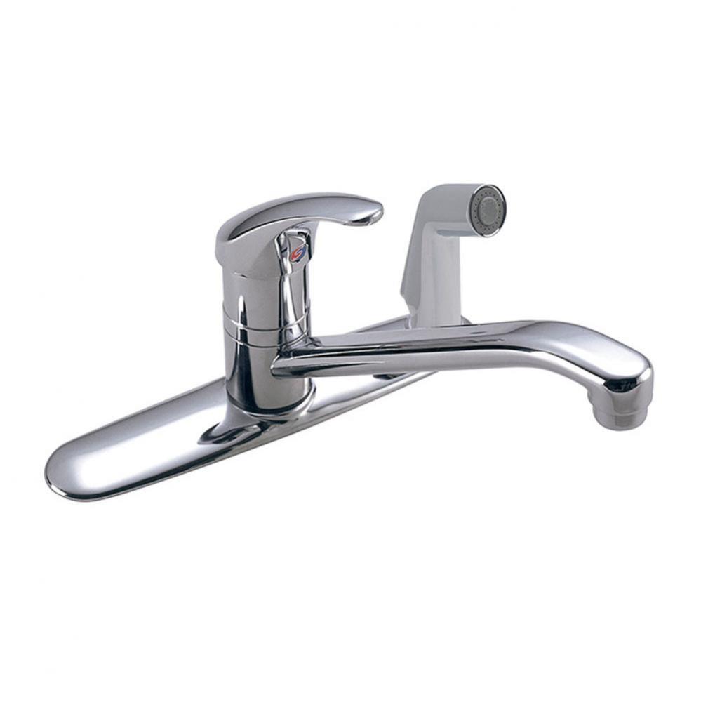 Origins Single-Handle Kitchen Faucet with Side Sprayer in Polished Chrome (1.5 GPM)