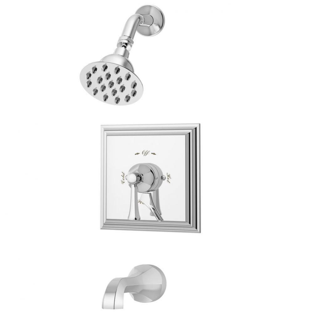 Canterbury Single Handle 1-Spray Tub and Shower Faucet Trim in Polished Chrome - 1.5 GPM (Valve No