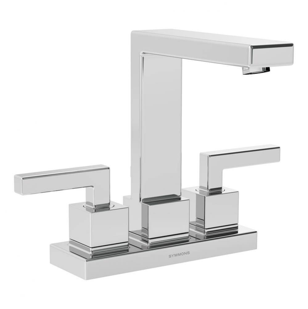 Duro 4 in. Centerset 2-Handle Bathroom Faucet with Drain Assembly in Polished Chrome (1.5 GPM)