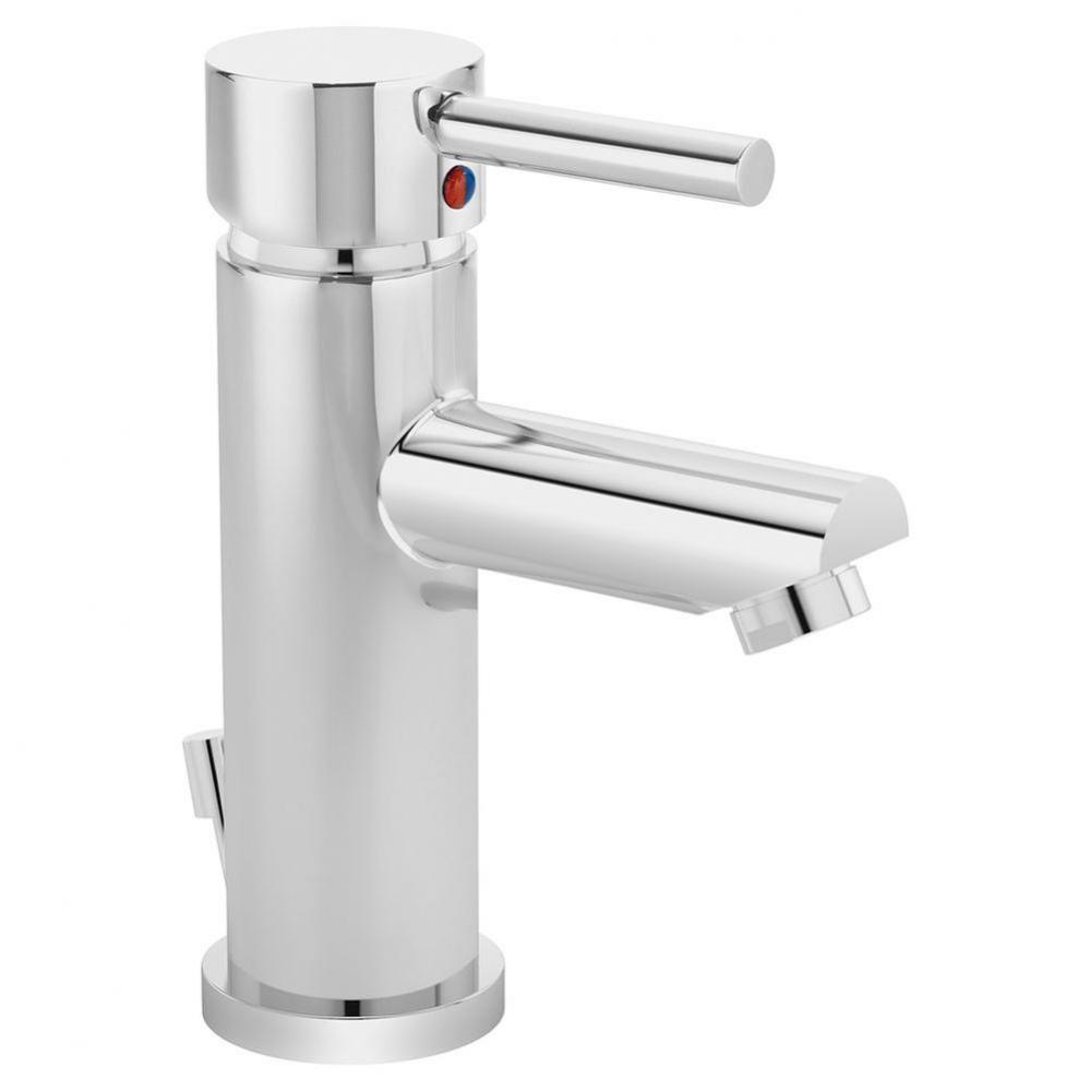 Dia Single Hole Single-Handle Bathroom Faucet with Drain Assembly in Polished Chrome (1.0 GPM)