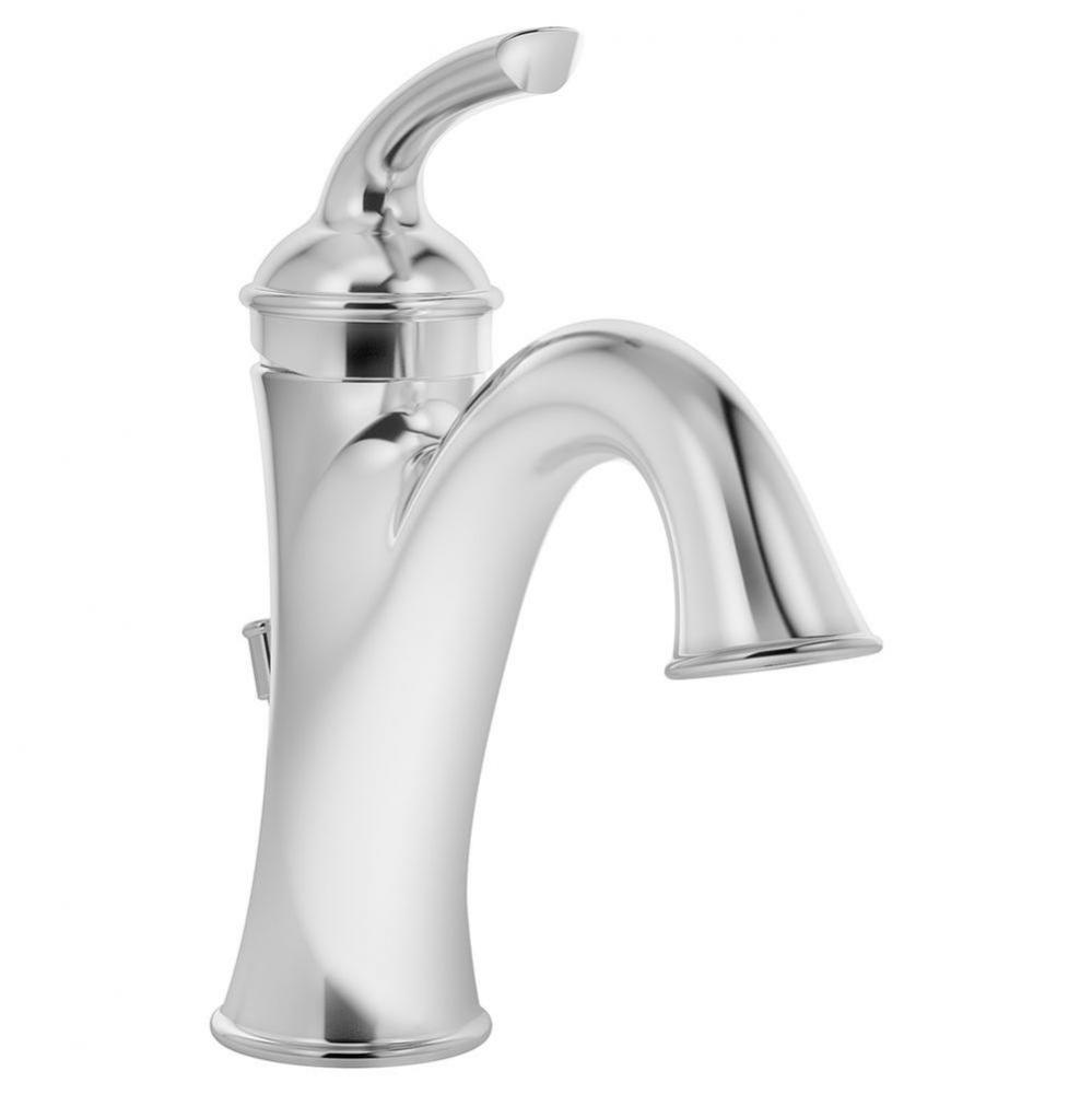 Elm Single Hole Single-Handle Bathroom Faucet with Drain Assembly in Polished Chrome (1.5 GPM)