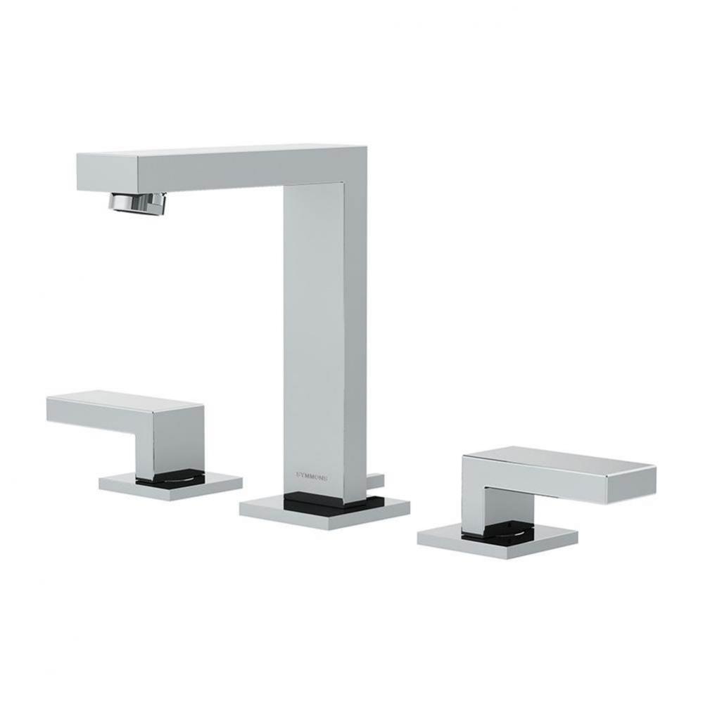 Duro Widespread 2-Handle Bathroom Faucet with Drain Assembly in Polished Chrome (1.5 GPM)
