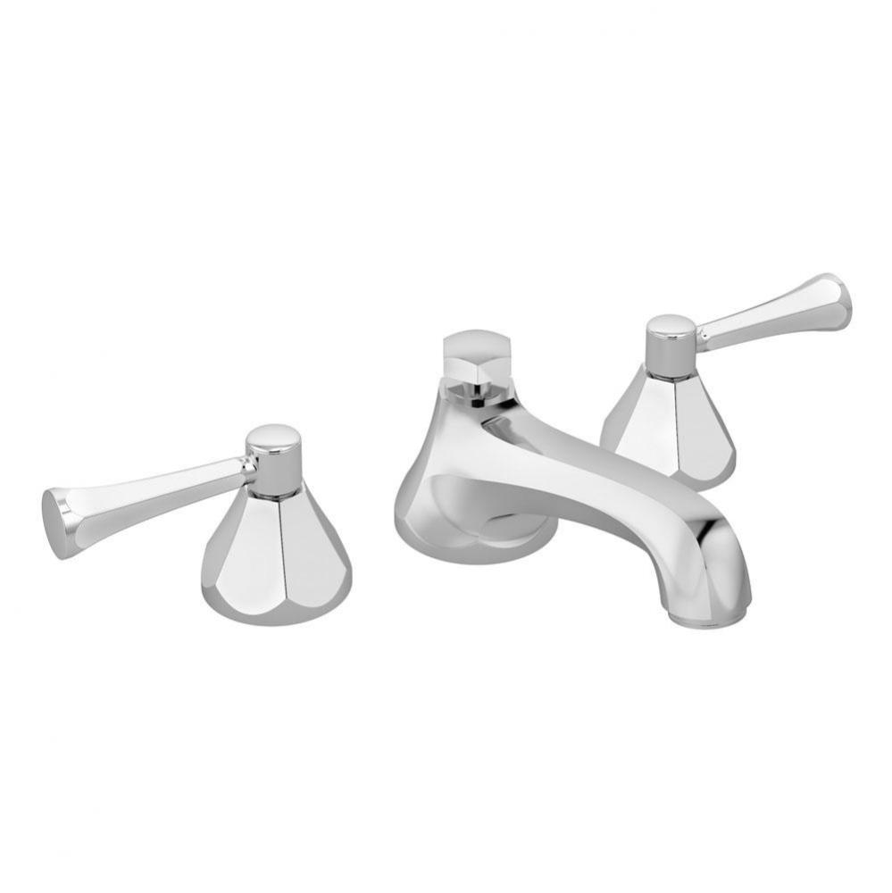 Canterbury Widespread 2-Handle Bathroom Faucet with Drain Assembly in Polished Chrome (1.5 GPM)