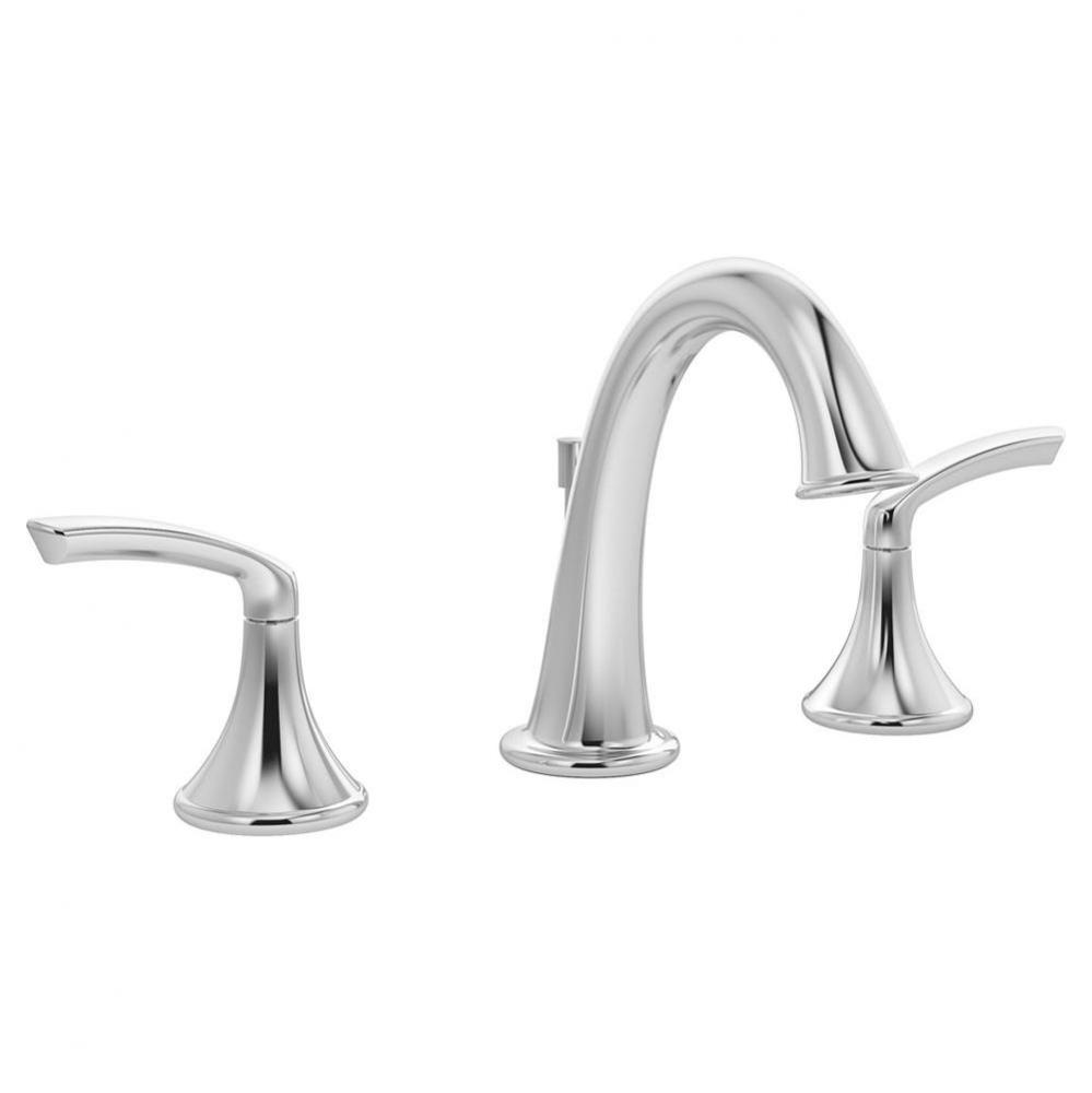 Elm Widespread 2-Handle Bathroom Faucet with Drain Assembly in Polished Chrome (1.0 GPM)