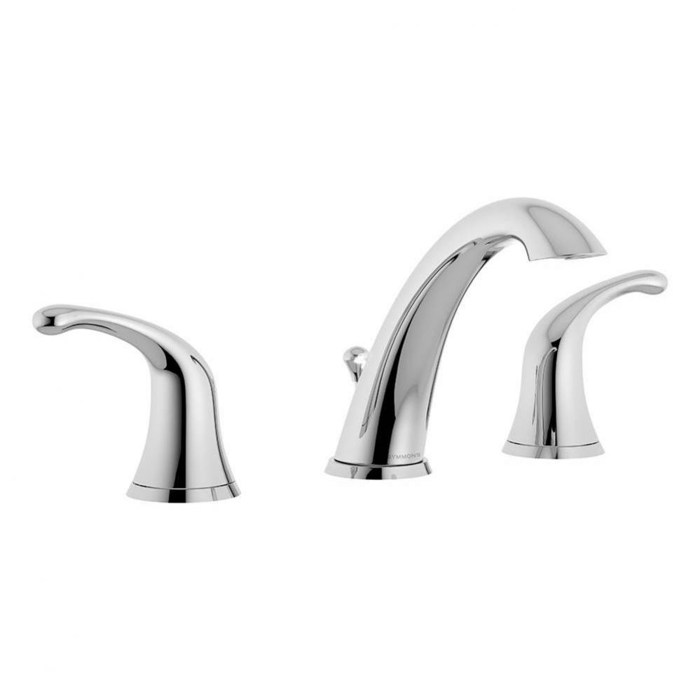 Unity Widespread 2-Handle Bathroom Faucet with Drain Assembly in Polished Chrome (1.0 GPM)